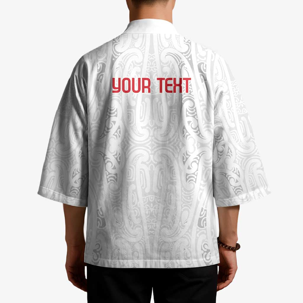 New Zealand Maori Heart Tribal Personalised Kimono Polynesian Patterns LT9 - Polynesian Pride