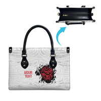 New Zealand Maori Heart Tribal Personalised Leather Bag Polynesian Patterns LT9 - Polynesian Pride