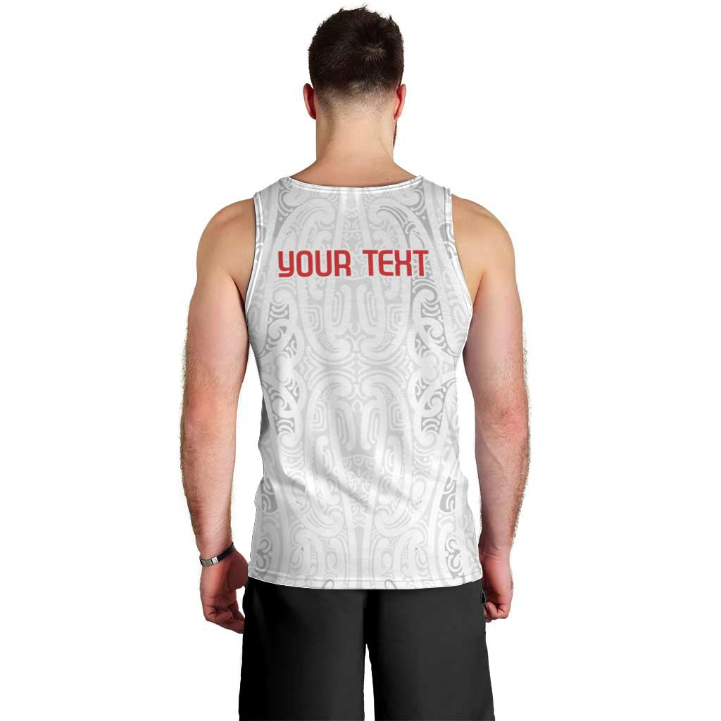New Zealand Maori Heart Tribal Personalised Men Tank Top Polynesian Patterns LT9 - Polynesian Pride