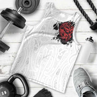 New Zealand Maori Heart Tribal Personalised Men Tank Top Polynesian Patterns LT9 - Polynesian Pride