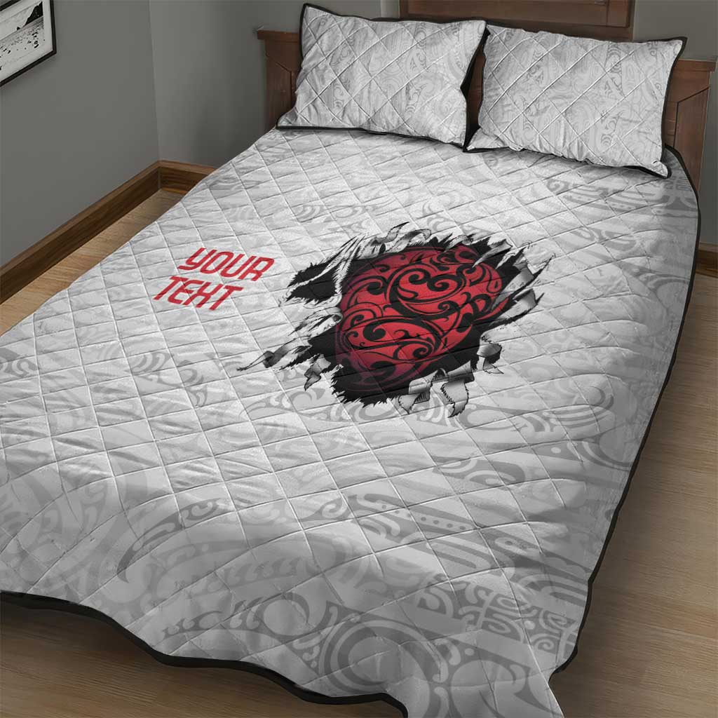 New Zealand Maori Heart Tribal Personalised Quilt Bed Set Polynesian Patterns LT9 - Polynesian Pride