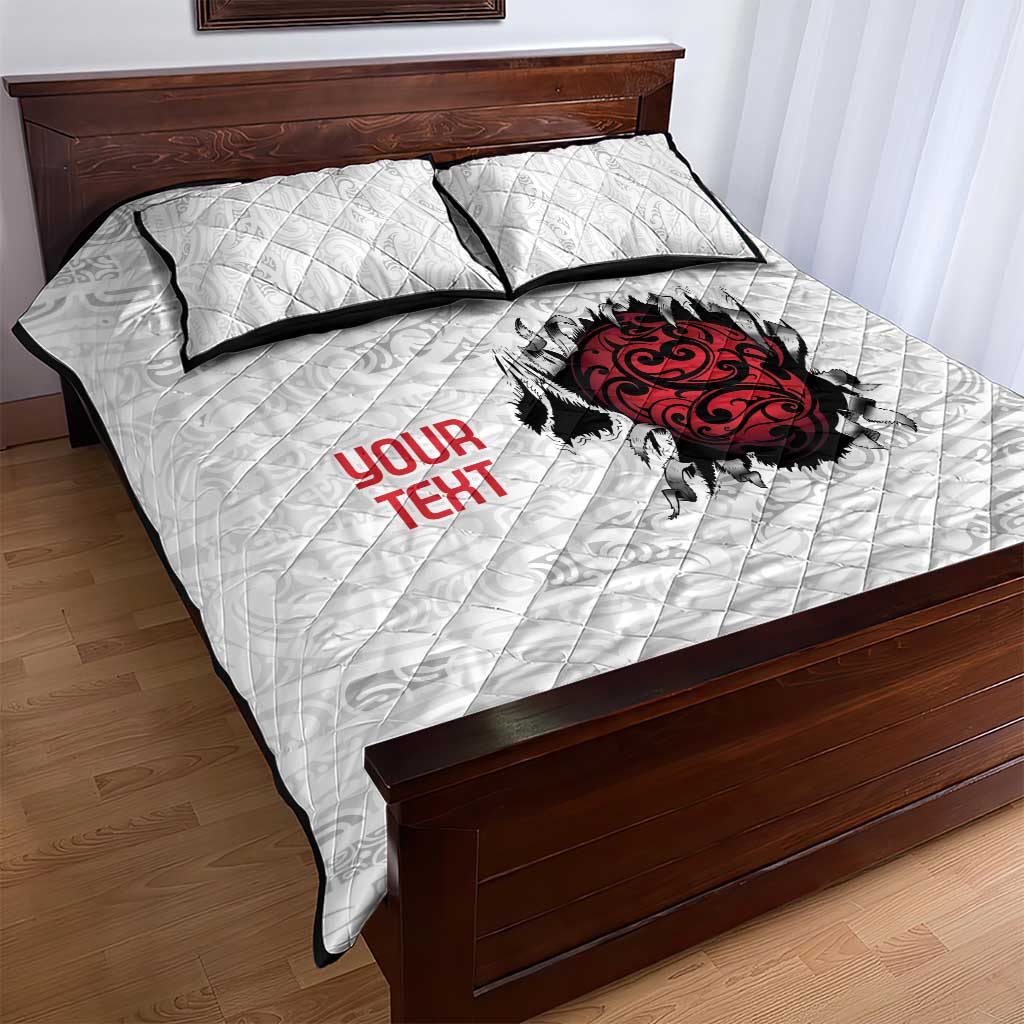 New Zealand Maori Heart Tribal Personalised Quilt Bed Set Polynesian Patterns LT9 - Polynesian Pride