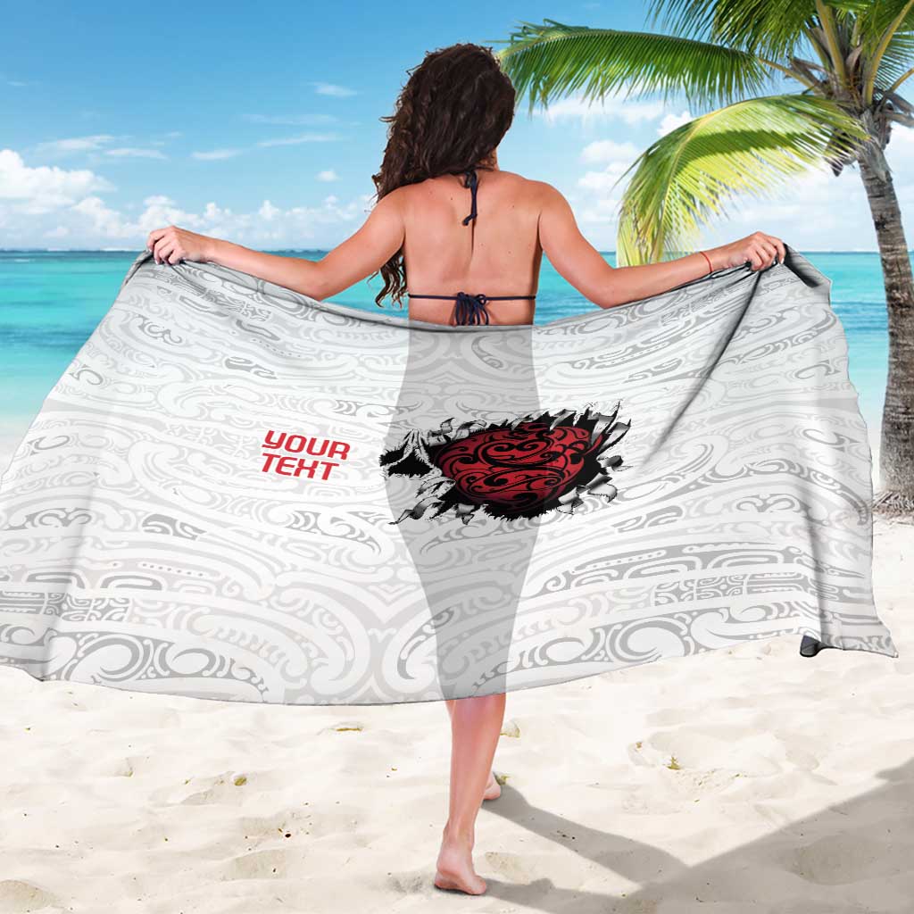 New Zealand Maori Heart Tribal Personalised Sarong Polynesian Patterns LT9 - Polynesian Pride