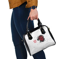 New Zealand Maori Heart Tribal Personalised Shoulder Handbag Polynesian Patterns