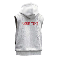 New Zealand Maori Heart Tribal Personalised Sleeveless Hoodie Polynesian Patterns LT9 - Polynesian Pride