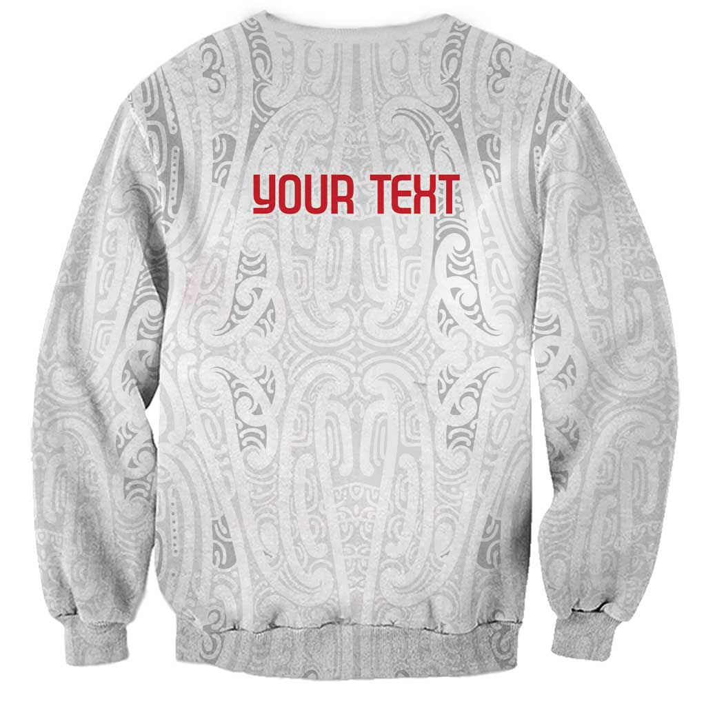 New Zealand Maori Heart Tribal Personalised Sweatshirt Polynesian Patterns LT9 - Polynesian Pride