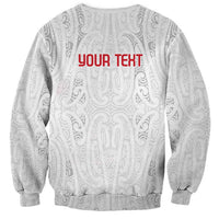 New Zealand Maori Heart Tribal Personalised Sweatshirt Polynesian Patterns LT9 - Polynesian Pride