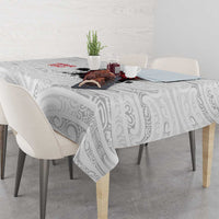 New Zealand Maori Heart Tribal Personalised Tablecloth Polynesian Patterns LT9 - Polynesian Pride