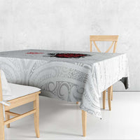 New Zealand Maori Heart Tribal Personalised Tablecloth Polynesian Patterns LT9 - Polynesian Pride