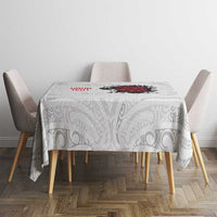 New Zealand Maori Heart Tribal Personalised Tablecloth Polynesian Patterns LT9 - Polynesian Pride