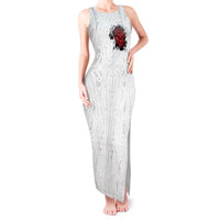 New Zealand Maori Heart Tribal Personalised Tank Maxi Dress Polynesian Patterns LT9 Women White - Polynesian Pride