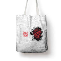 New Zealand Maori Heart Tribal Personalised Tote Bag Polynesian Patterns LT9 - Polynesian Pride