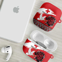 Tonga Heart Tribal Personalised AirPods Case Polynesian Patterns LT9 - Polynesian Pride