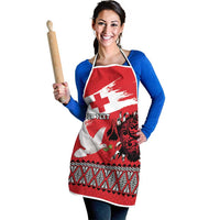 Tonga Heart Tribal Personalised Apron Polynesian Patterns LT9 - Polynesian Pride