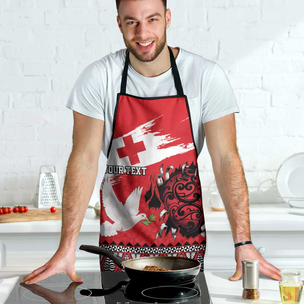 Tonga Heart Tribal Personalised Apron Polynesian Patterns LT9 - Polynesian Pride