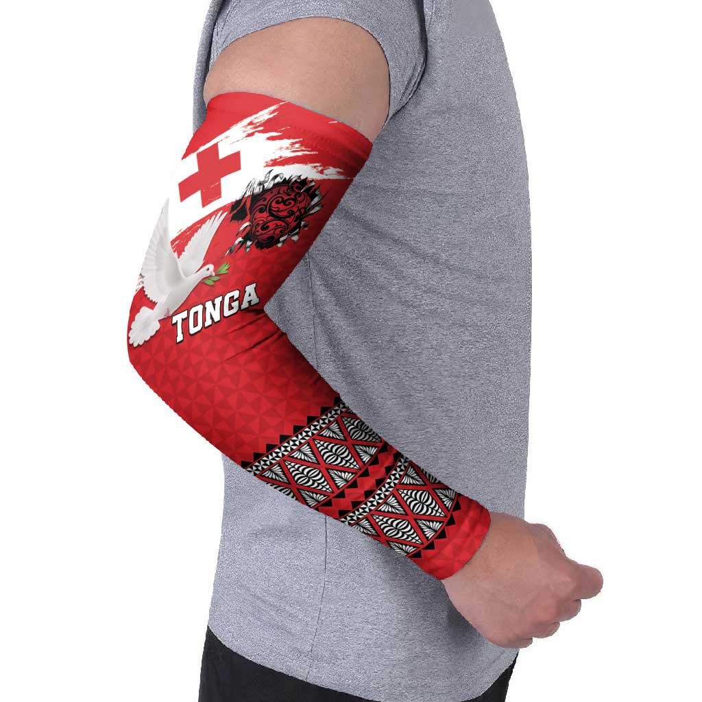 Tonga Heart Tribal Personalised Arm Sleeves Polynesian Patterns LT9 - Polynesian Pride