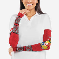 Tonga Heart Tribal Personalised Arm Sleeves Polynesian Patterns LT9 - Polynesian Pride