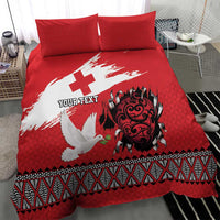 Tonga Heart Tribal Personalised Bedding Set Polynesian Patterns LT9 - Polynesian Pride