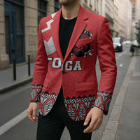 Tonga Heart Tribal Personalised Blazer Polynesian Patterns LT9 - Polynesian Pride