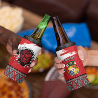 Tonga Heart Tribal Personalised 4 in 1 Can Cooler Tumbler Polynesian Patterns LT9 - Polynesian Pride