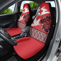 Tonga Heart Tribal Personalised Car Seat Cover Polynesian Patterns LT9 - Polynesian Pride