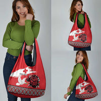 Tonga Heart Tribal Personalised Grocery Bag Polynesian Patterns LT9 - Polynesian Pride