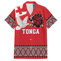 Tonga Heart Tribal Personalised Hawaiian Shirt Polynesian Patterns
