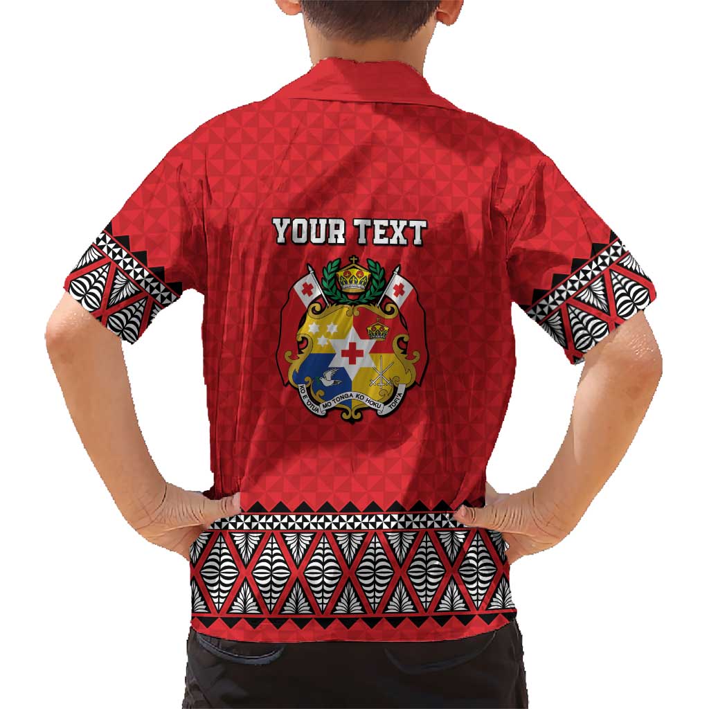 Tonga Heart Tribal Personalised Hawaiian Shirt Polynesian Patterns