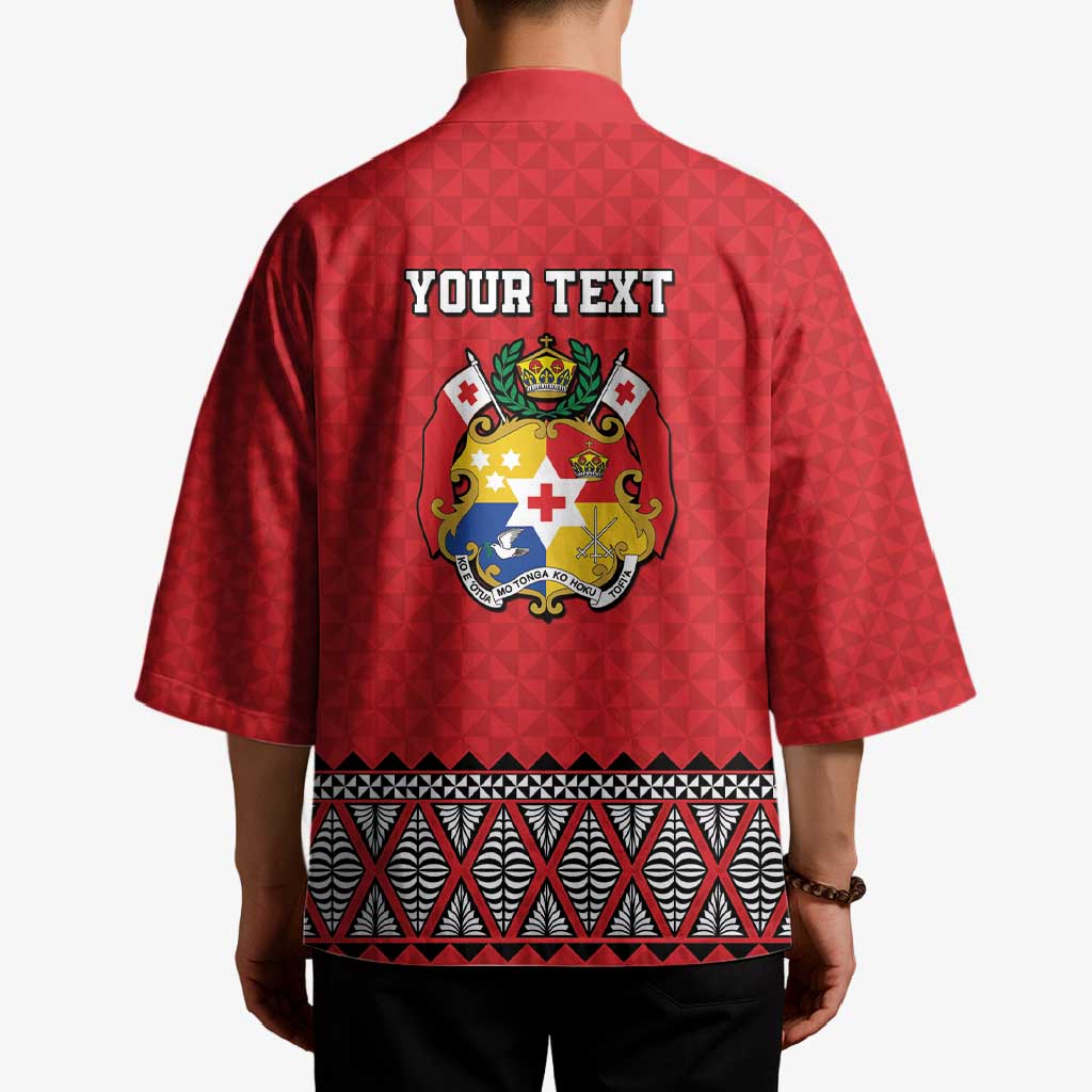 Tonga Heart Tribal Personalised Kimono Polynesian Patterns LT9 - Polynesian Pride