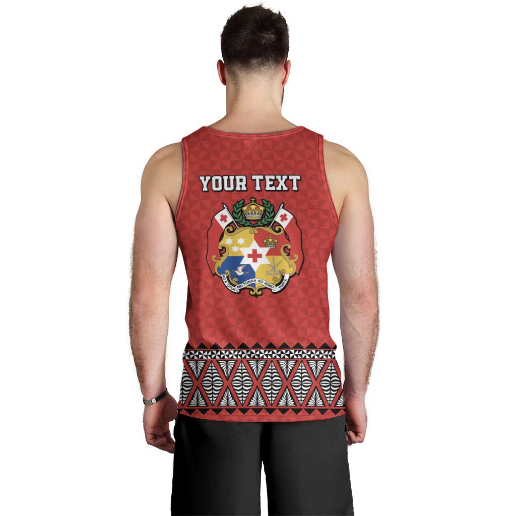 Tonga Heart Tribal Personalised Men Tank Top Polynesian Patterns LT9 - Polynesian Pride