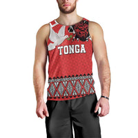 Tonga Heart Tribal Personalised Men Tank Top Polynesian Patterns LT9 - Polynesian Pride
