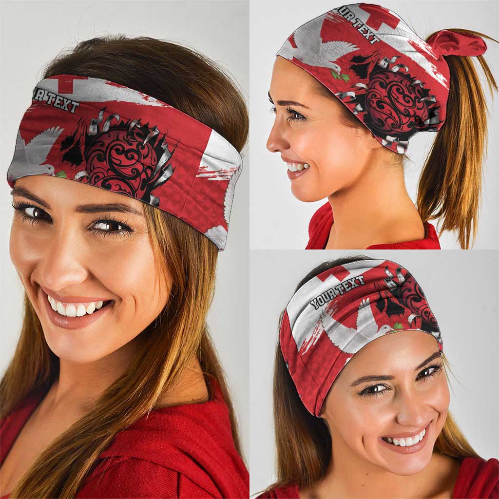 Tonga Heart Tribal Personalised Neck Gaiter Polynesian Patterns LT9 - Polynesian Pride