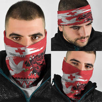 Tonga Heart Tribal Personalised Neck Gaiter Polynesian Patterns LT9 - Polynesian Pride