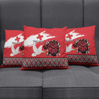 Tonga Heart Tribal Personalised Pillow Cover Polynesian Patterns LT9 - Polynesian Pride