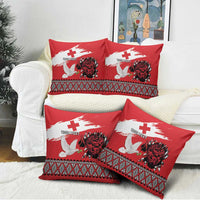 Tonga Heart Tribal Personalised Pillow Cover Polynesian Patterns LT9 - Polynesian Pride