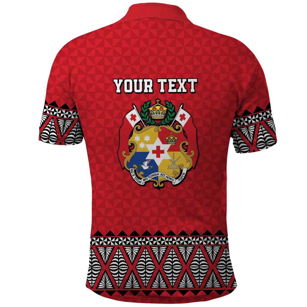 Tonga Heart Tribal Personalised Polo Shirt Polynesian Patterns LT9 - Polynesian Pride