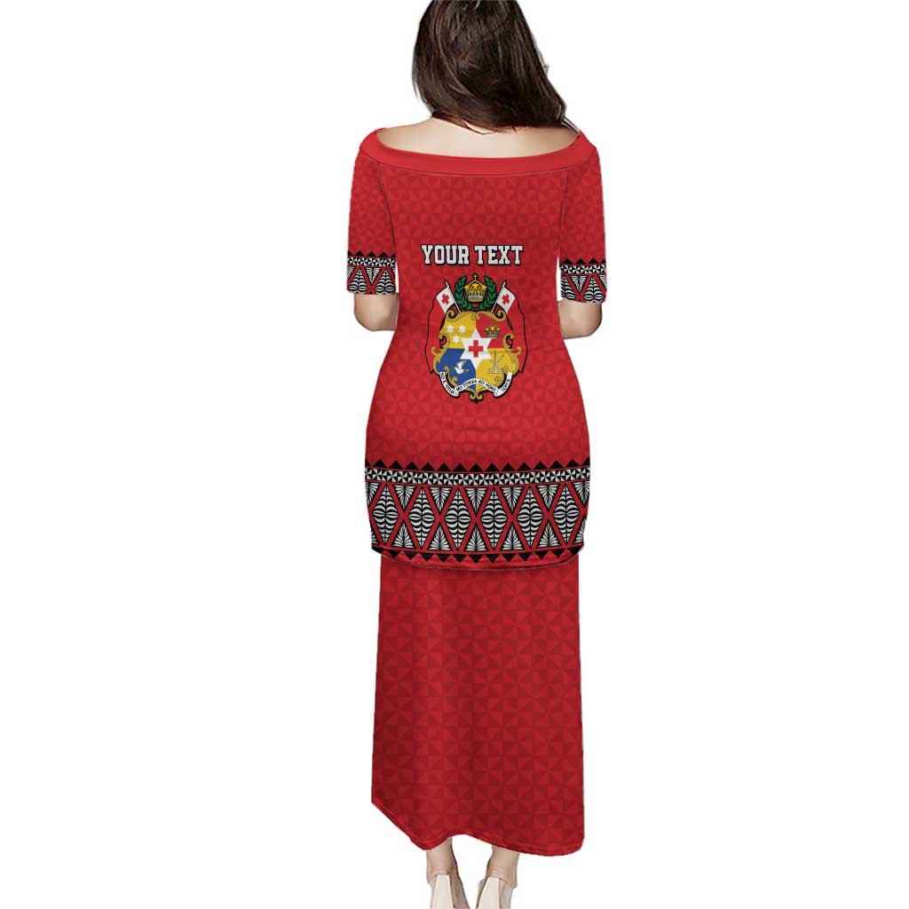 Tonga Heart Tribal Personalised Puletasi Polynesian Patterns LT9 - Polynesian Pride