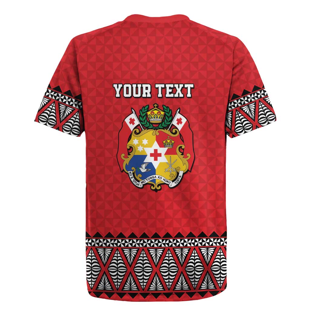 Tonga Heart Tribal Personalised Rugby Jersey Polynesian Patterns LT9 - Polynesian Pride