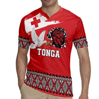 Tonga Heart Tribal Personalised Rugby Jersey Polynesian Patterns LT9 - Polynesian Pride
