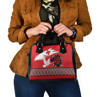 Tonga Heart Tribal Personalised Shoulder Handbag Polynesian Patterns LT9 - Polynesian Pride