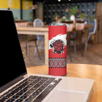 Tonga Heart Tribal Personalised Skinny Tumbler Polynesian Patterns LT9 - Polynesian Pride