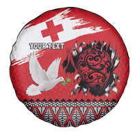 Tonga Heart Tribal Personalised Spare Tire Cover Polynesian Patterns LT9 - Polynesian Pride