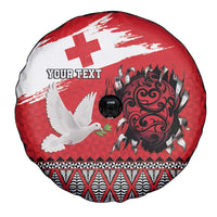 Tonga Heart Tribal Personalised Spare Tire Cover Polynesian Patterns LT9 - Polynesian Pride