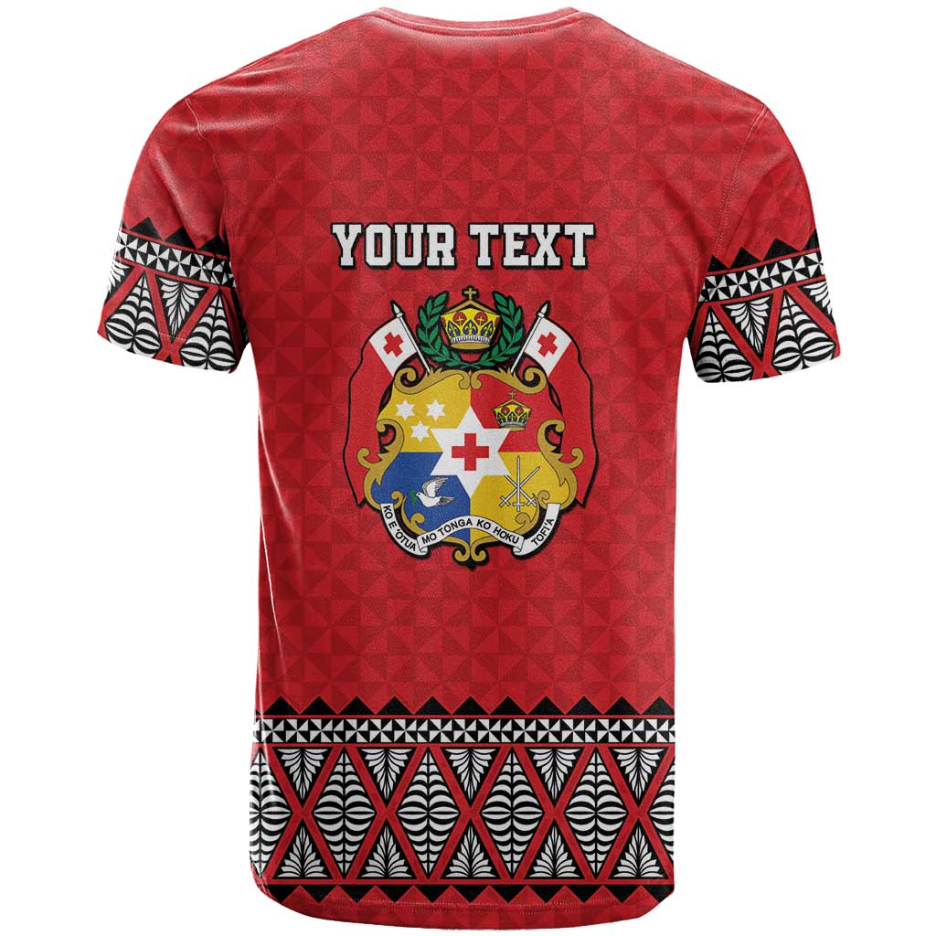 Tonga Heart Tribal Personalised T Shirt Polynesian Patterns LT9 - Polynesian Pride