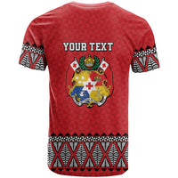 Tonga Heart Tribal Personalised T Shirt Polynesian Patterns LT9 - Polynesian Pride
