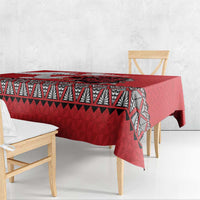 Tonga Heart Tribal Personalised Tablecloth Polynesian Patterns LT9 - Polynesian Pride