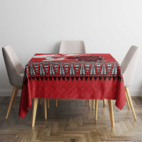 Tonga Heart Tribal Personalised Tablecloth Polynesian Patterns LT9 - Polynesian Pride