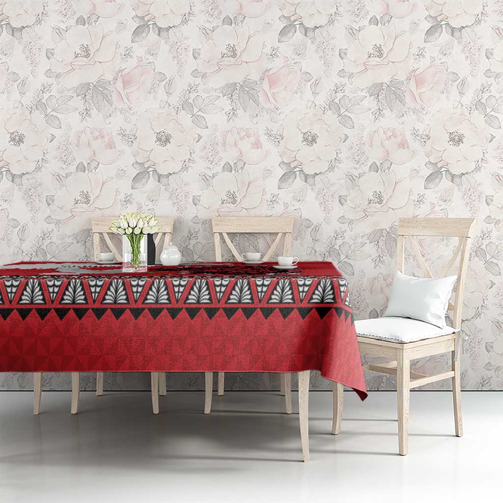 Tonga Heart Tribal Personalised Tablecloth Polynesian Patterns LT9 - Polynesian Pride