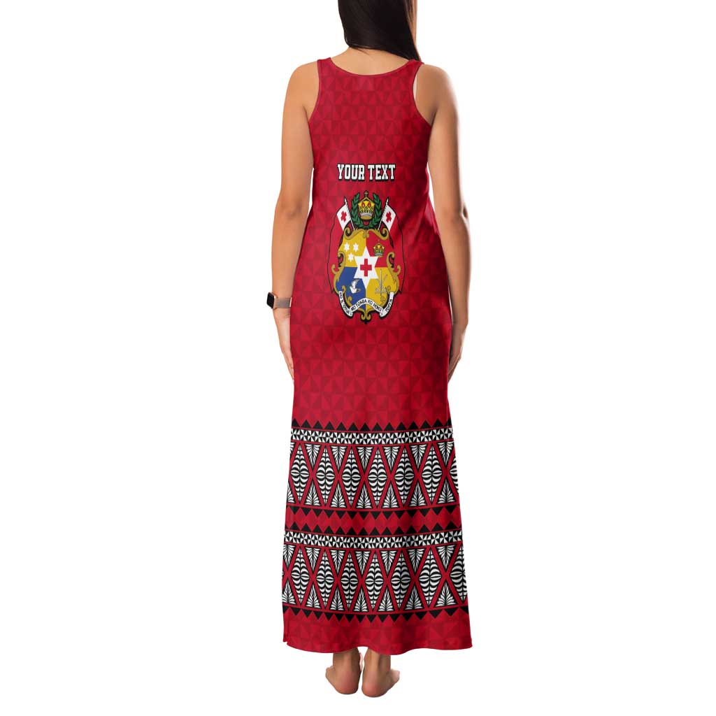 Tonga Heart Tribal Personalised Tank Maxi Dress Polynesian Patterns LT9 - Polynesian Pride