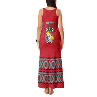 Tonga Heart Tribal Personalised Tank Maxi Dress Polynesian Patterns LT9 - Polynesian Pride